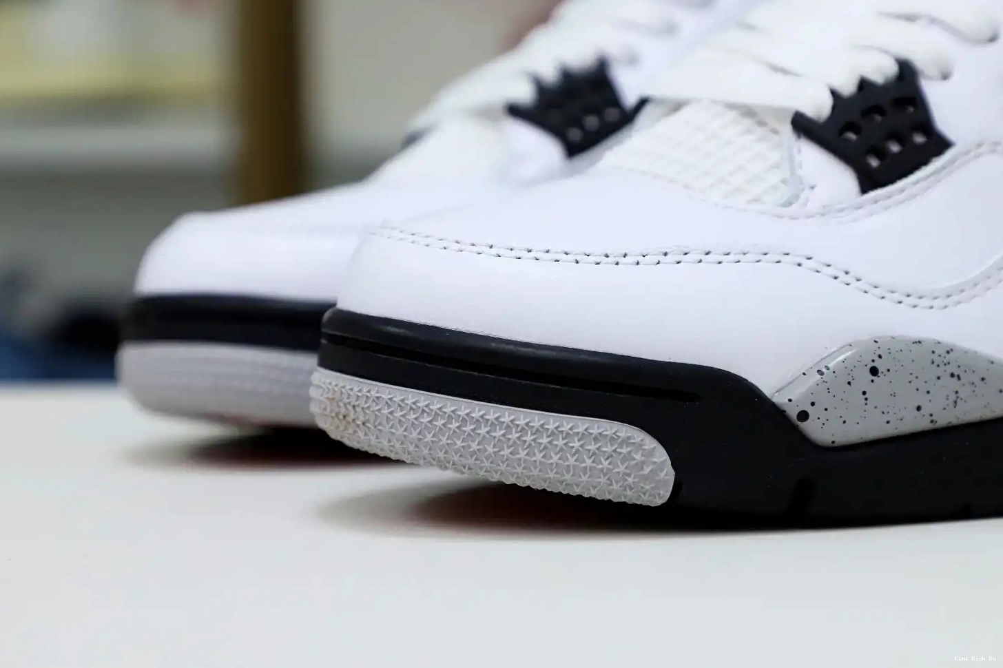 Kimikick 4 White Retro Air Cement Jordan 0728
